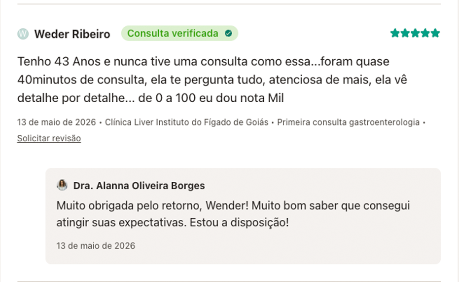 Avaliação de paciente 2
