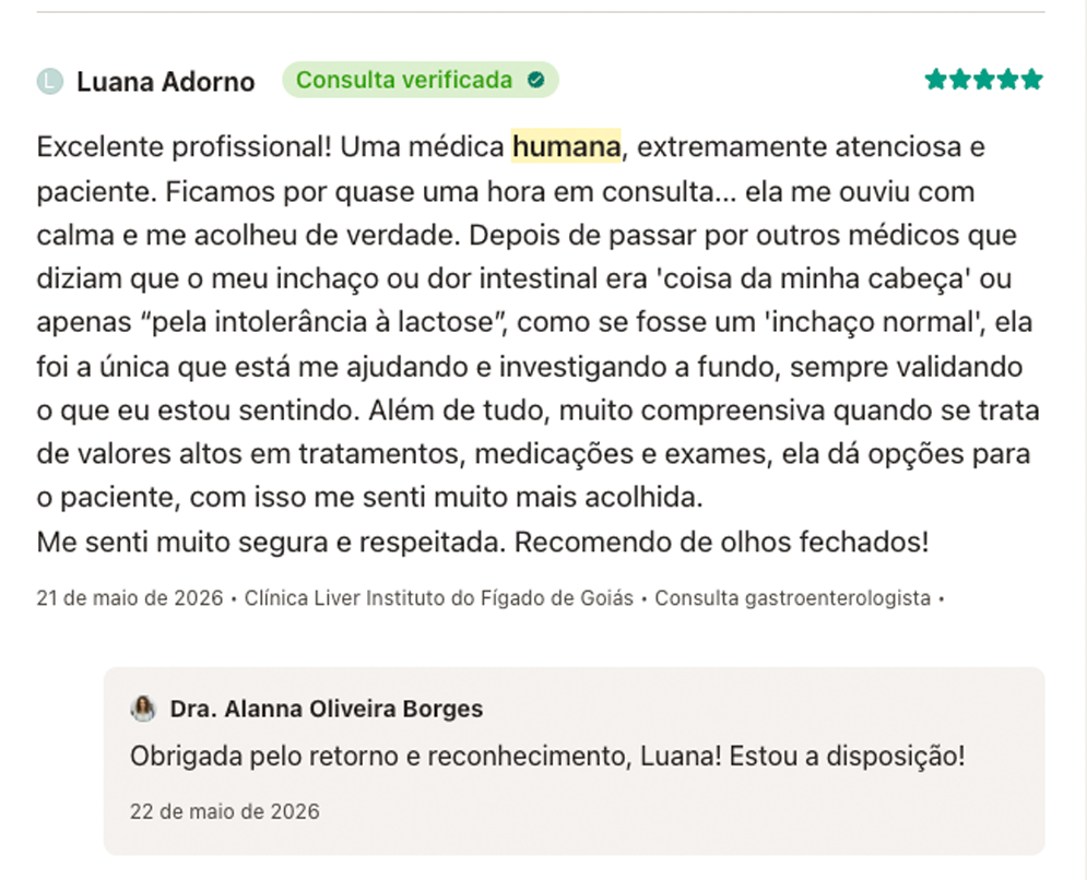 Avaliação de paciente 3