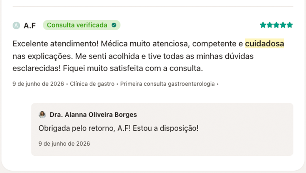 Avaliação de paciente 4